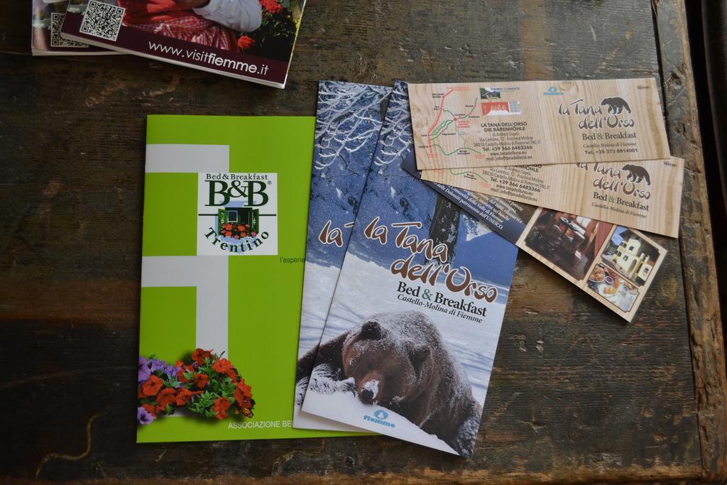 B&B La Tana Dell'Orso - Die Baerenhoehle Castello-Molina di Fiemme Bagian luar foto
